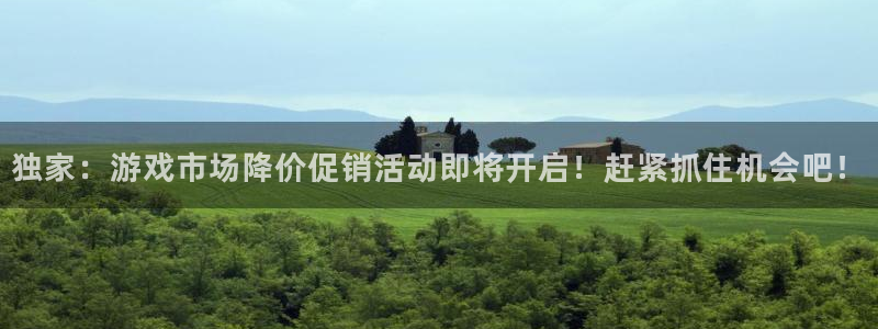 星欧娱乐测速登陆：独家：游戏市场降价促销活动即将开启！赶紧抓